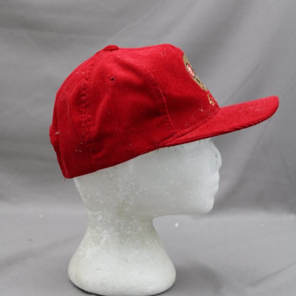 San Francisco 49ers Hat (VTG) - Helmet Graphic Corduroy Classic - Adult Snapback - Picture 7 of 9